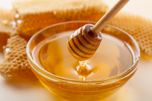 honey in a bowl