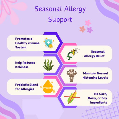 Allergy Chews Provide Seasonal Allergy Support.